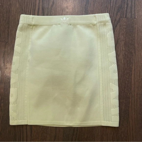 NWOT adidas x IVY Park Knit Skirt in Yellow Tint GR1457 - Picture 11 of 12